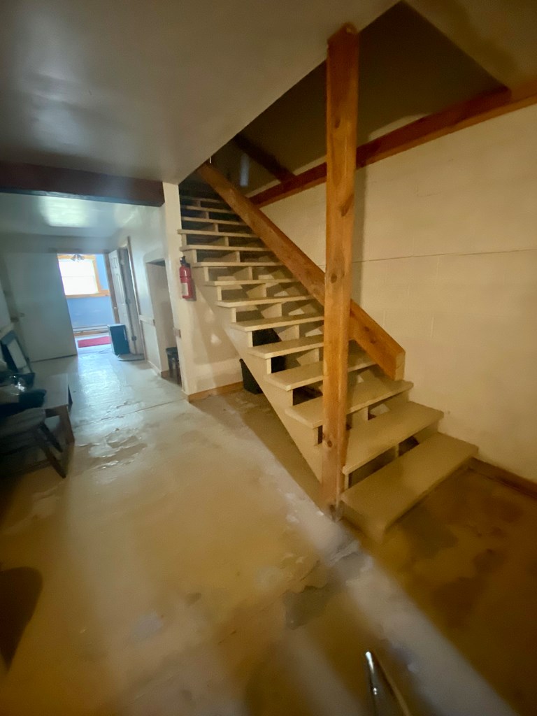 Stairs to lower level